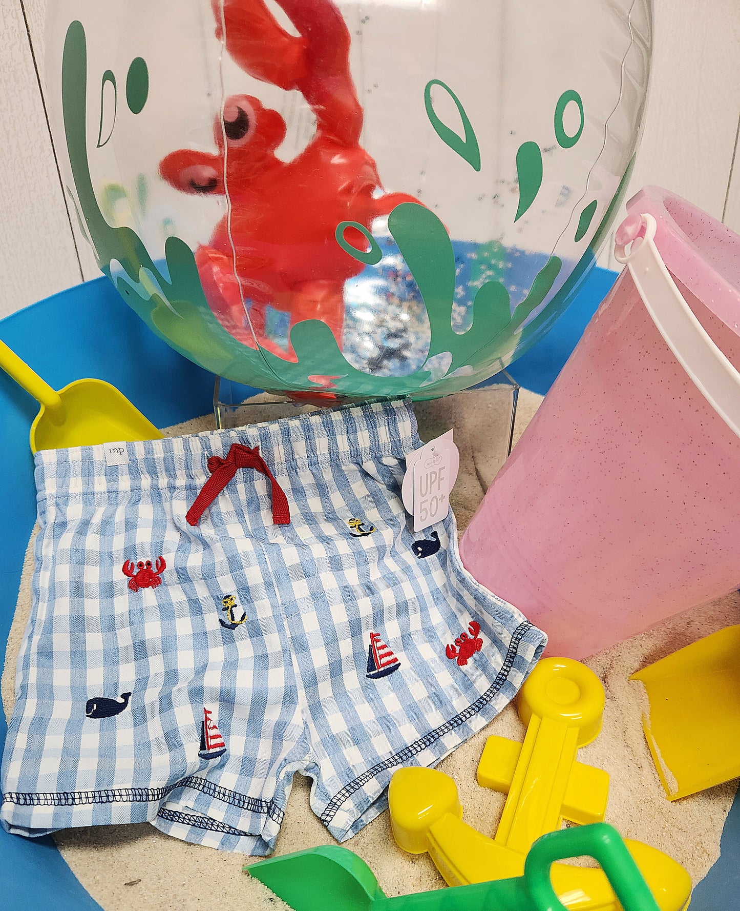 Baby Boy Sailboat Swim Suit