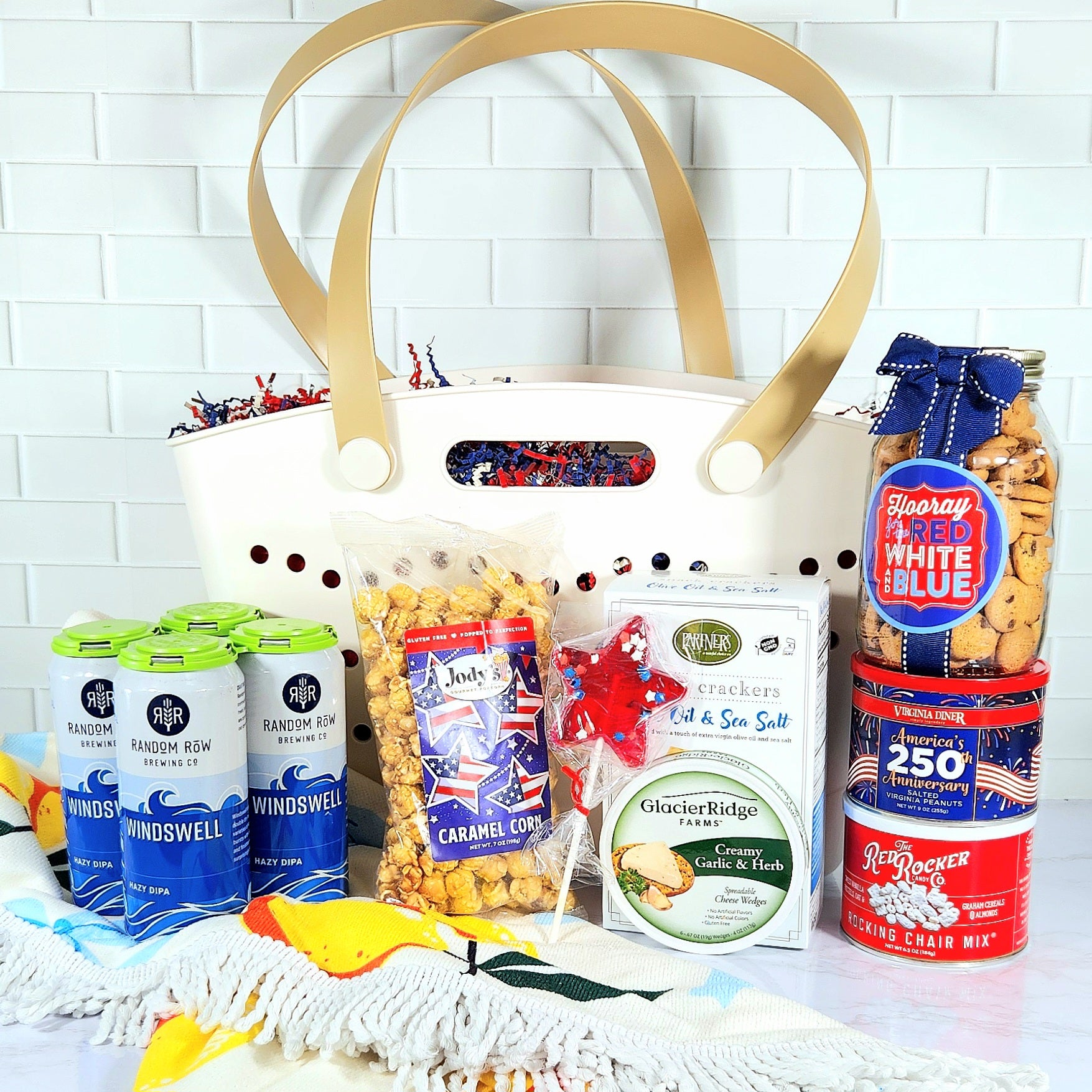 America 250 beach tote gift for Fourth of July and summer outings