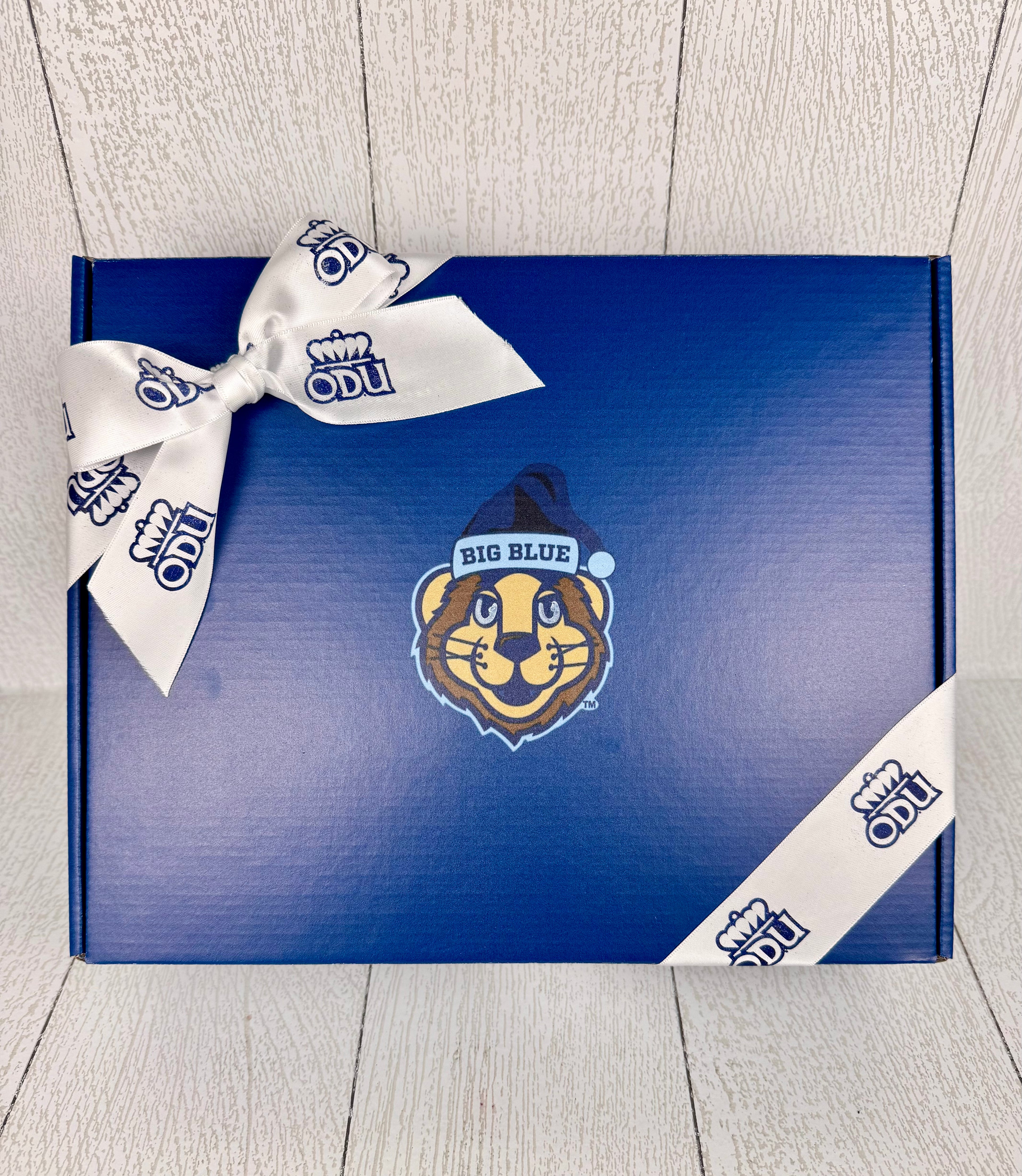 A Taste of ODU Monarch gift box with local favorites